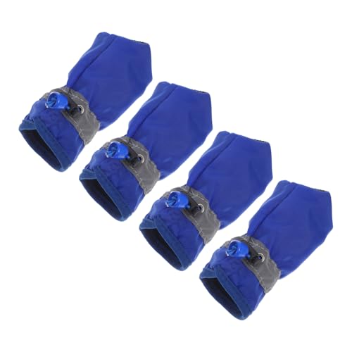 LOORGVEL 4 Teiliges Hundeschuh rutschfest Allwetter Schutzhülle für Kleine bis Mittelgroße Hunde XL Blau Pfotenschutz Outdoor Spaziergang LOORGVEL 4 Teiliges Hundeschuh rutschfest Allwetter Schutzhülle für Kleine bis Mittelgroße Hunde XL Blau Pfotenschutz Outdoor Spaziergang von LOORGVEL