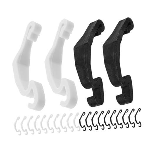 LOORGVEL 40 Stück Teiliges Drahtkäfig Clips aus Robustem Kunststoff Flexible Schnellverschlüsse für DIY Tierkäfige Vielseitige Seitenverbinder für Kaninchen Hamster Hühner und Vögel von LOORGVEL