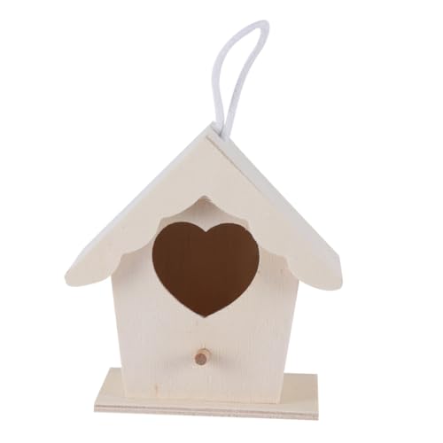 LOORGVEL 5 Teiliges DIY Vogelhaus aus Holz Naturbelassen zum Bemalen Kreatives Vogel Nest mit Verschiedenen Designs Wetterfestes Garten Deko Accessoire für Kleine Vögel und Outdoor LOORGVEL 5 Teiliges DIY Vogelhaus aus Holz Naturbelassen zum Bemalen Kreatives Vogel Nest mit Verschiedenen Designs Wetterfestes Garten Deko Accessoire für Kleine Vögel und Outdoor von LOORGVEL