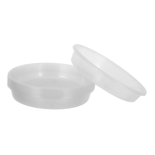 LOORGVEL 6 Stück Pflanzen Wasserschale Pflanzen Durchsichtige Kunststoffschale Pflanzgefäß Tropfschale Kunststoff Pflanzenuntersetzer Blumentopf Wasserschale Wasserschalen Für von LOORGVEL