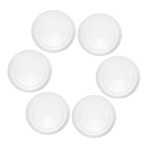 LOORGVEL 6 Stück Pflanzen Wasserschale Pflanzentopf Drainageschale Pflanzen Tropfschalen Untertassen Durchsichtige Untertasse Kleine Pflanzen Untertasse Pflanzen Drainageschale von LOORGVEL