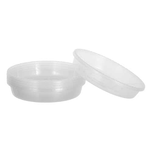 LOORGVEL 6 Stück Pflanzen Wassertablett Pflanzen Pflanzgefäß Tropfschale Pflanzgefäß Tablett Blumentopf Tropfschalen Runde Pflanzenschale Pflanzentöpferei Wasserschale von LOORGVEL