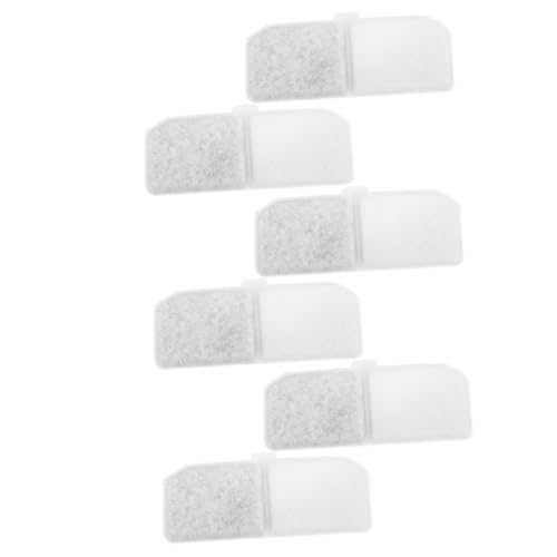 LOORGVEL 6 Stück Teiliges Aktivkohlefilter für Haustier wasserspender Ersatzfilter für Katzenbrunnen gegen Haare und Verunreinigungen Kompatibel mit Meisten Trinkbrunnen Langlebig und LOORGVEL 6 Stück Teiliges Aktivkohlefilter für Haustier wasserspender Ersatzfilter für Katzenbrunnen gegen Haare und Verunreinigungen Kompatibel mit Meisten Trinkbrunnen Langlebig und von LOORGVEL