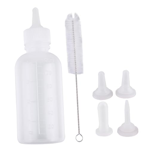 LOORGVEL 6 Stück Teiliges Aufzuchtflaschen für Kleine Haustiere Silikon Milchflaschen mit Messskala Praktische Fütterung für Hunde und Katzen Inklusive Reinigungsbürste Tragbar und Sicher LOORGVEL 6 Stück Teiliges Aufzuchtflaschen für Kleine Haustiere Silikon Milchflaschen mit Messskala Praktische Fütterung für Hunde und Katzen Inklusive Reinigungsbürste Tragbar und Sicher von LOORGVEL