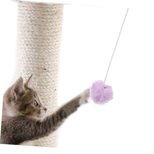 LOORGVEL 6 Stück Teiliges Katzenspielzeug mit Glocke Langlebige Ersatzbälle für Kratzbaum und Katzenbaum Interaktiver Wackelball für Indoor Katzen Fördert Spiel und Bewegung von LOORGVEL