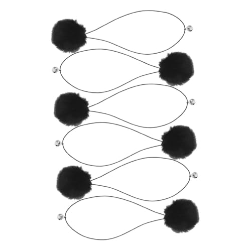 LOORGVEL 6 Stück Teiliges Katzenspielzeug mit Wackelnden Bällen und Glocken Langlebige Ersatzbälle für Kratzbäume Interaktive Hängende Katzenbälle zur Spielerischen Beschäftigung und von LOORGVEL