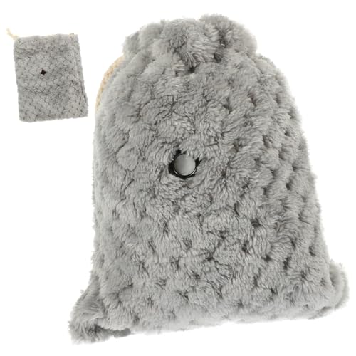 LOORGVEL Atmungsaktive Leichte Hamster Tragetasche mit Zugband Praktischer Outdoor Transport für Meerschweinchen Ratten und Kleine Haustiere Robustes Material für Ausflüge und Reisen von LOORGVEL