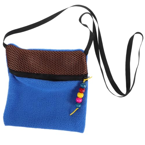 LOORGVEL Atmungsaktive Tragbare Reptilien Tragetasche aus Strapazierfähiger mit Schultergurt Vielseitiger Schlafsack für Hamster Rennmäuse und Kleine Haustiere für Zufällige Farbe von LOORGVEL