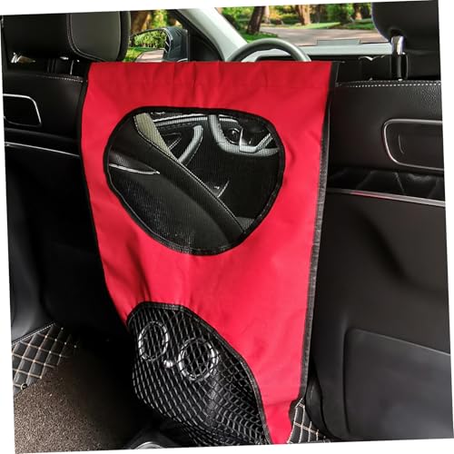 LOORGVEL Auto Rücksitz Schutznetz für Haustiere Verstellbares Elastisches Nylon mesh Strapazierfähiges Trenngitter für Hunde und Katzen Luftdurchlässiges Sicherheitsnetz für Pkw rücksitz von LOORGVEL