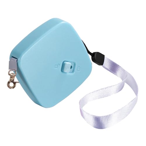 LOORGVEL Automatische Einziehbare Hundeleine Mini Nylon Schleppleine für Kleine Hunde und Katzen Flache Verhedderungsfreie Leine Einfache Einhandbedienung für Outdoor von LOORGVEL