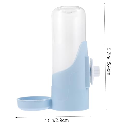 LOORGVEL Automatischer Hängender Vogelfutterspender mit Auslaufsicherer Trinkflasche für Käfige Transparenter Kunststoff Wasserspender für Vögel Hamster Papageien Praktischer Haustier LOORGVEL Automatischer Hängender Vogelfutterspender mit Auslaufsicherer Trinkflasche für Käfige Transparenter Kunststoff Wasserspender für Vögel Hamster Papageien Praktischer Haustier von LOORGVEL