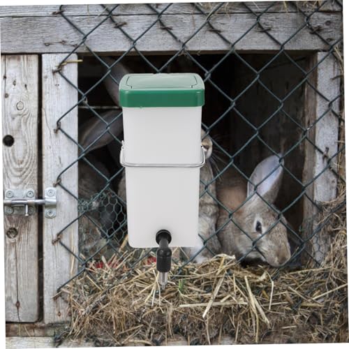 LOORGVEL Automatischer Haustier Trinkbrunnen Hängender Wasserspender für Kaninchen Hamster Nager Käfig Wasserspender Bpa frei Langlebig Installieren von LOORGVEL