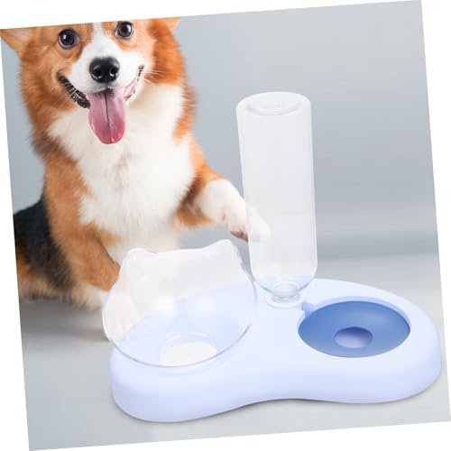 LOORGVEL Automatischer Wassernapf für Hunde und Katzen Selbstnachfüllend rutschfest und Auslaufsicher Stabiles Design Verhindert Verschütten Langlebiges Material Geeignet für Futter und von LOORGVEL