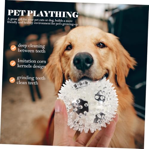 LOORGVEL Bissfestes Hundespielzeug Stacheliger Ball Kauspielzeug zur Zahnreinigung und Interaktives Haustiertraining für Kleine und Mittlere Hunde zur Beschäftigung und Zahnpflege LOORGVEL Bissfestes Hundespielzeug Stacheliger Ball Kauspielzeug zur Zahnreinigung und Interaktives Haustiertraining für Kleine und Mittlere Hunde zur Beschäftigung und Zahnpflege von LOORGVEL