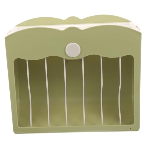 LOORGVEL Bunny Feeder aus Langlebigem Stahlnetz mit Deckel Wiederverwendbarer Futterhalter für Kaninchen und Nager Platzsparend Hängender Futterspender Praktisch für Sauberes und von LOORGVEL