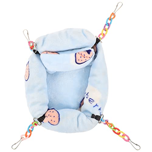LOORGVEL Buntes Hamster Hängematte Bett Kleintier Käfigzubehör Atmungsaktiv Weich Komfortables Schlafnest für Hamster Ratten Chinchillas für Winter Haustiere LOORGVEL Buntes Hamster Hängematte Bett Kleintier Käfigzubehör Atmungsaktiv Weich Komfortables Schlafnest für Hamster Ratten Chinchillas für Winter Haustiere von LOORGVEL