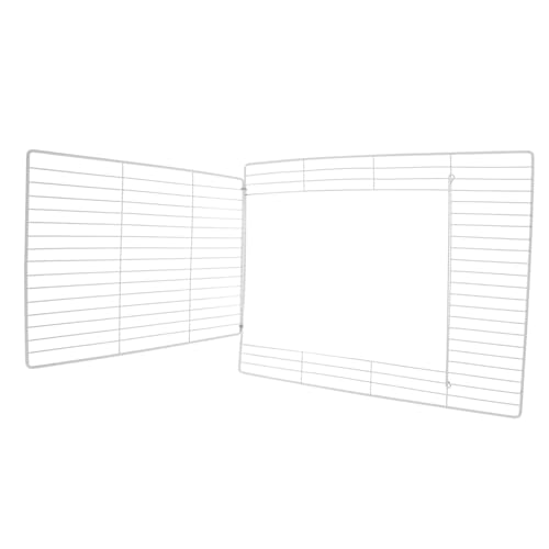 LOORGVEL Dichtes Metallgitter Türpanel für Katzengehege mit Sicherem Einwärts Klappbarem Türrahmen Ersatz für Innenbereiche Geeignet für Katzengehege Ausläufe und Kleintierkäfige LOORGVEL Dichtes Metallgitter Türpanel für Katzengehege mit Sicherem Einwärts Klappbarem Türrahmen Ersatz für Innenbereiche Geeignet für Katzengehege Ausläufe und Kleintierkäfige von LOORGVEL