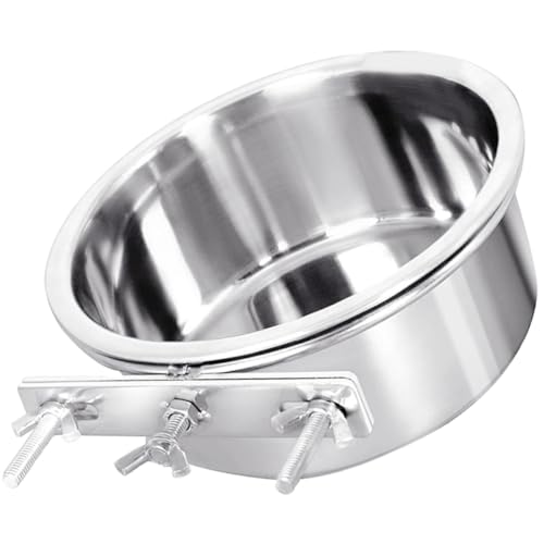 LOORGVEL Edelstahl Hundenapf Multifunktionaler Futternapf für Welpen und Katzen Rostfrei Leicht zu Reinigen Geeignet für Haustiere mit Aufhängung Zufälliger Stil LOORGVEL Edelstahl Hundenapf Multifunktionaler Futternapf für Welpen und Katzen Rostfrei Leicht zu Reinigen Geeignet für Haustiere mit Aufhängung Zufälliger Stil von LOORGVEL