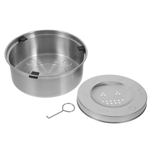 LOORGVEL Edelstahl Hundenapf Schwimmend Auslaufsicher Wassernapf rutschfest für Kleine bis Große Hunde Innovatives Design gegen Verschütten Langlebiger Trinknapf von LOORGVEL