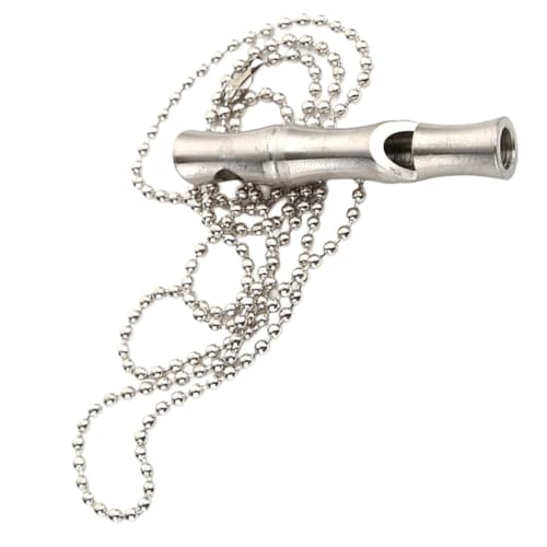 LOORGVEL Edelstahl Hundepfeife mit Kette Geräuschloses Trainingssignal Robuste Überlebenspfeife für Outdoor Notfall Jagdeinsatz Langlebig Vielseitig für Hund Vogel Wildtraining LOORGVEL Edelstahl Hundepfeife mit Kette Geräuschloses Trainingssignal Robuste Überlebenspfeife für Outdoor Notfall Jagdeinsatz Langlebig Vielseitig für Hund Vogel Wildtraining von LOORGVEL