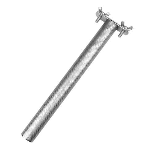 LOORGVEL Edelstahl Papageien Kralle Schleifstab Vogelkäfig Zubehör Grind Arenaceous Stick für Wellensittiche Nymphensittiche und Kleine Vögel mit Sicherer Befestigung LOORGVEL Edelstahl Papageien Kralle Schleifstab Vogelkäfig Zubehör Grind Arenaceous Stick für Wellensittiche Nymphensittiche und Kleine Vögel mit Sicherer Befestigung von LOORGVEL
