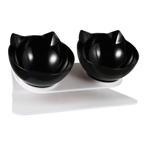 LOORGVEL Erhöhte Geneigte Katzennapf Ergonomisch Bequeme Halsentlastung Futternapf für Trocken Nassfutter Geeignet für Katzen und Kleine Hunde LOORGVEL Erhöhte Geneigte Katzennapf Ergonomisch Bequeme Halsentlastung Futternapf für Trocken Nassfutter Geeignet für Katzen und Kleine Hunde von LOORGVEL