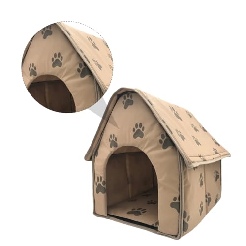 LOORGVEL Faltbares Haustierzelt Hundebett mit Warmem Robustem Material Faltbares Design für Indoor und Outdoor für Schlafzimmer Couch Auto und Reisen Gemütliche Hundehütte für Hunde und von LOORGVEL