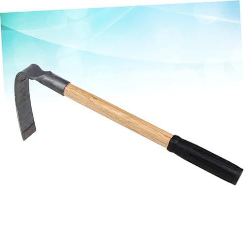 LOORGVEL Gartenhacke mit Holzgriff Kleine Stahlhacke für Unkrautjäten Handliches Gartenwerkzeug für Outdoor für Effektives Pflanzen und Lockern von LOORGVEL