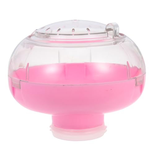 LOORGVEL Hamster Badezimmer Badewanne aus Robustem Kunststoff rutschfeste Unterseite Abnehmbar und Leicht zu Reinigen Praktisches Hamster Sandbad Zubehör für Kleintierkäfige von LOORGVEL