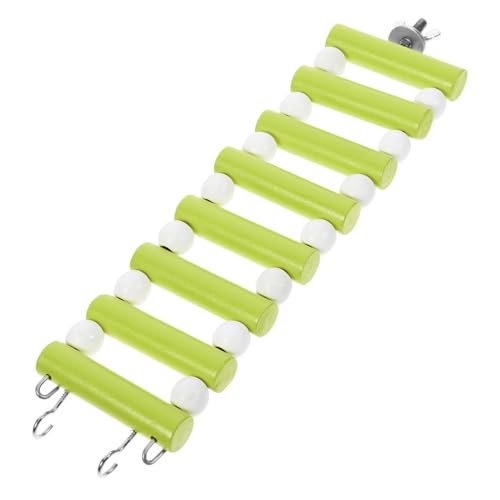 LOORGVEL Hamster Holzleiter Brücke Glatte Oberfläche Leicht Montierbar Klettergerüst für Hamster Käfig Kleintiere Zubehör Fördert Bewegung und Spielspaß von LOORGVEL