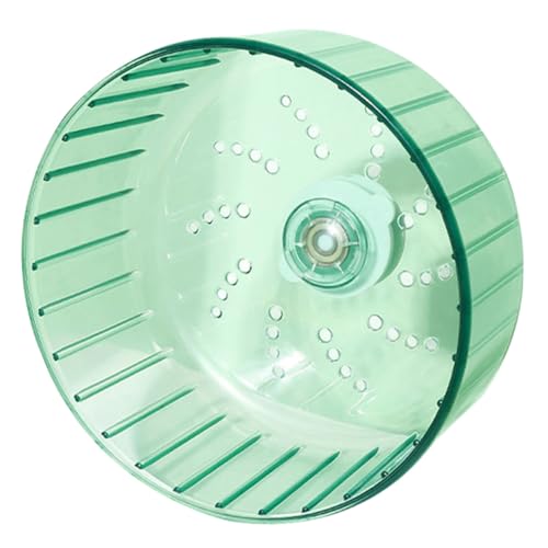 LOORGVEL Hamster Laufrad Geräuschloses Dekoratives Laufrad für Hamster Igel Chinchilla und Mäuse Kleines Haustierzubehör frei von Ständer Grün Stresslösendes für Kleintiere LOORGVEL Hamster Laufrad Geräuschloses Dekoratives Laufrad für Hamster Igel Chinchilla und Mäuse Kleines Haustierzubehör frei von Ständer Grün Stresslösendes für Kleintiere von LOORGVEL