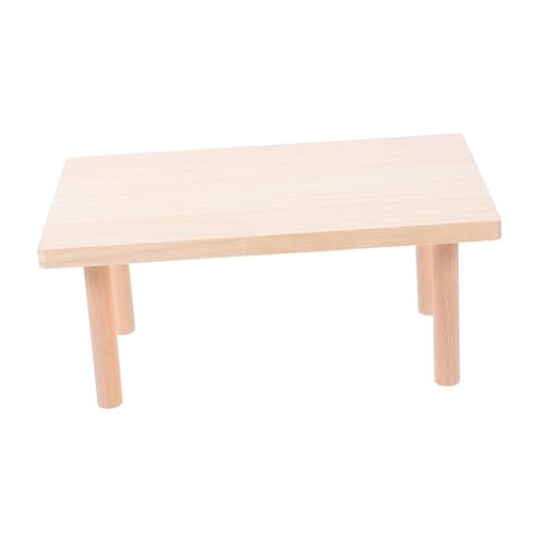 LOORGVEL Hamster Plattform aus Massivem Holz Zweite Etage Käfigzubehör Robustes Kauspielzeug für Hamsterspielplatz Geeignet für Hamster und Kleine Kleintiere von LOORGVEL