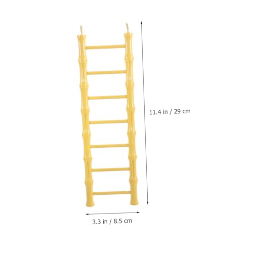 LOORGVEL Hamster Vogel Leiter aus Stabilem Kunststoff Kletterspielzeug für Hamster und Wellensittiche Kleine Kletterstufen für Vogelkäfige Langlebiges Haustier Käfig deko LOORGVEL Hamster Vogel Leiter aus Stabilem Kunststoff Kletterspielzeug für Hamster und Wellensittiche Kleine Kletterstufen für Vogelkäfige Langlebiges Haustier Käfig deko von LOORGVEL