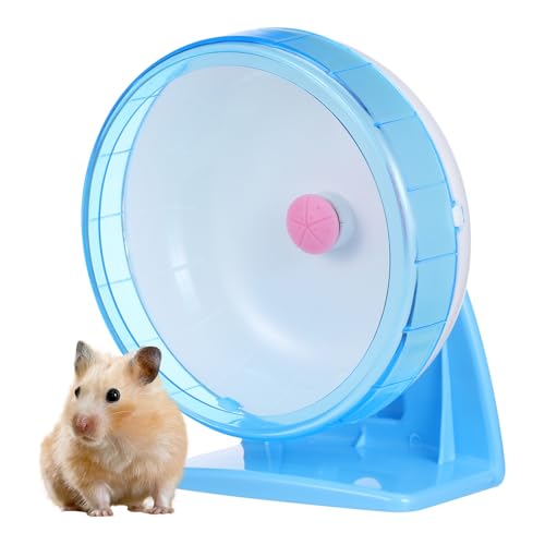 LOORGVEL Hamsterrad Laufrad für Zwerghamster und Kleine Haustiere Stabiles Kunststoffspielzeug Geräuscharmes Trainingsrad für Rennmäuse und Ratten von LOORGVEL