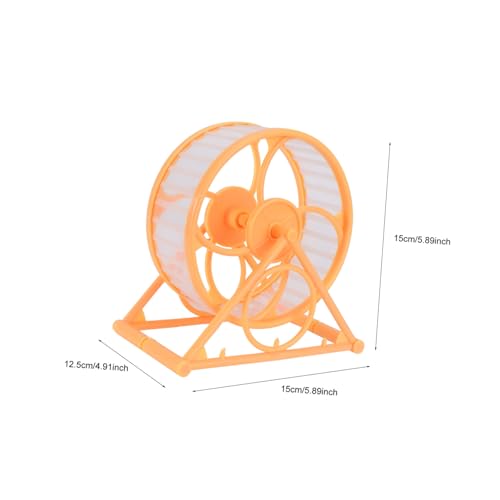 LOORGVEL Hamsterrad Leise mit Stand Geräuscharmes Laufrad für Kleintiere Hamster Jogging Übungsrad zum Fit Halten und Stressabbau Geeignet für Hamster und Kleine Haustiere von LOORGVEL