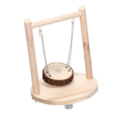 LOORGVEL Hamsterspielzeug aus Holz Kleine Haustierschaukel für Zwerghamster und Meerschweinchen Stabile Komfortable Holzschaukel für Käfig Fördert Bewegung und Gesundheit Kleiner Nager LOORGVEL Hamsterspielzeug aus Holz Kleine Haustierschaukel für Zwerghamster und Meerschweinchen Stabile Komfortable Holzschaukel für Käfig Fördert Bewegung und Gesundheit Kleiner Nager von LOORGVEL