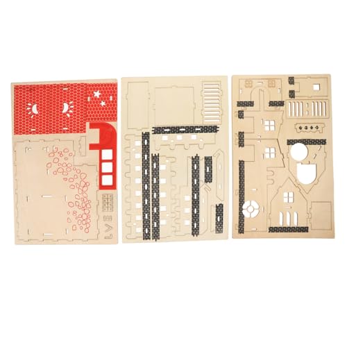 LOORGVEL Holz Hamster Kletterleiter Kleintier Robust Klettergerät für Zwerghamster und Ratten Perfektes Hamster Spielhaus für Aktives und Gesunde Bewegung von LOORGVEL