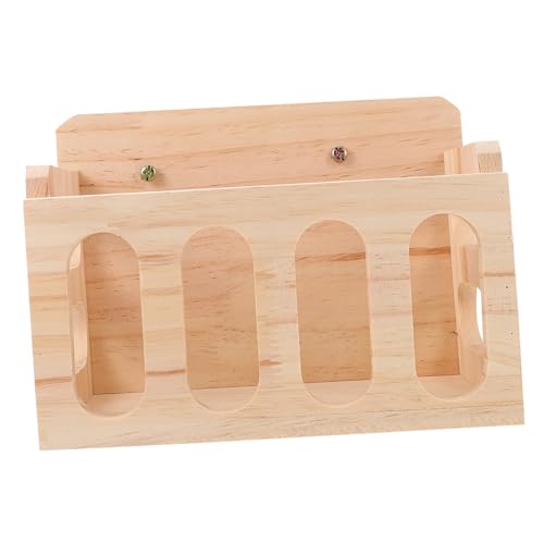 LOORGVEL Holz Heuraufe für Kaninchen und Kleintiere Stabiles Futtergestell mit Glatter Oberfläche Langlebig und Sicher Einfache Reinigung Praktisches Design für Chinchilla und LOORGVEL Holz Heuraufe für Kaninchen und Kleintiere Stabiles Futtergestell mit Glatter Oberfläche Langlebig und Sicher Einfache Reinigung Praktisches Design für Chinchilla und von LOORGVEL