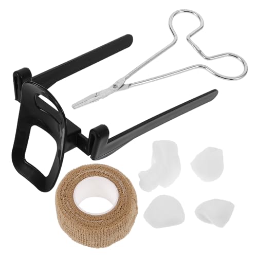 LOORGVEL Hundeohr Stütze mit Tape und Zubehör Verstellbares Ohr Halteband für Welpen und Große Hunde Langlebige Unterstützung für Aufrechte Ohren Sicherer Hundezubehör Helfer von LOORGVEL