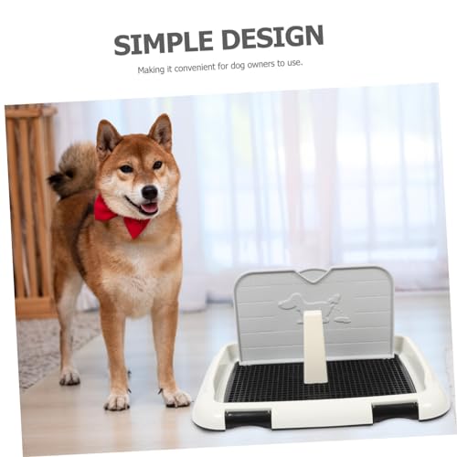 LOORGVEL Hundetoilette Tablett Groß mit Urin Schutzwand Langlebiges Kunststoff Hundeklo Trainingsunterlage für Kleine und Mittlere Hunde für Indoor Nutzung in Wohnung Büro Küche Bad LOORGVEL Hundetoilette Tablett Groß mit Urin Schutzwand Langlebiges Kunststoff Hundeklo Trainingsunterlage für Kleine und Mittlere Hunde für Indoor Nutzung in Wohnung Büro Küche Bad von LOORGVEL