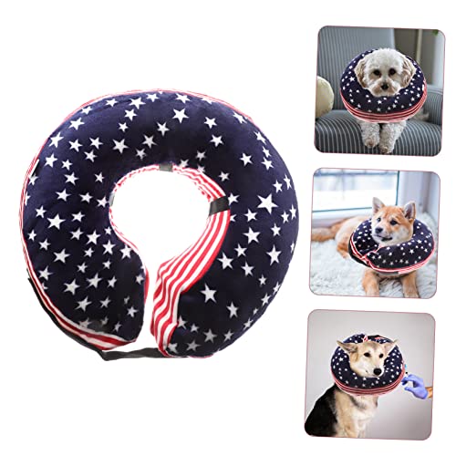 LOORGVEL Inflatable Pet Protective Collar Weicher Hautfreundlicher Halskragen zur Wundheilung Verhindert Lecken und Kratzen Einfach Auszuziehen Geeignet für Katzen und Hunde nach Operation von LOORGVEL