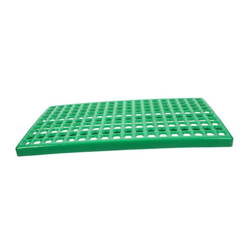 LOORGVEL Kaninchentoilette Bodenmatte mit Drainage Isolierende Fußmatte für Kaninchenkäfig Geruchshemmend Leicht zu Reinigen Platzsparend Grün von LOORGVEL