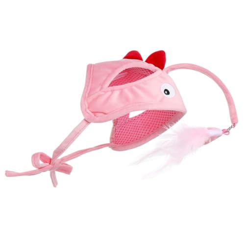 LOORGVEL Katzenkopf Tragefunktion Atmungsaktiv Aktiviert Jagdinstinkt Indoor katzenspielzeug zur Selbstbeschäftigung Geschenk für Katzenfreunde Einsamkeit Komfortabel für Sommer und Winter von LOORGVEL