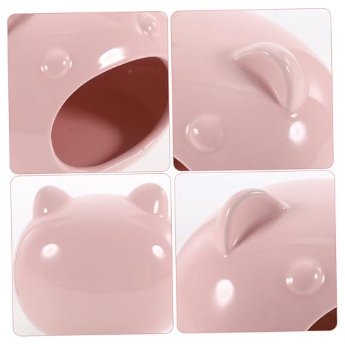 LOORGVEL Keramik Hamsterhaus Groß Gemütliche Höhle Kleintier Versteck Zwerghamster Schlafnest Rosa Haustier Zubehör Käfig Dekoration LOORGVEL Keramik Hamsterhaus Groß Gemütliche Höhle Kleintier Versteck Zwerghamster Schlafnest Rosa Haustier Zubehör Käfig Dekoration von LOORGVEL