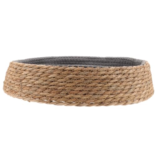 LOORGVEL Kleines Rundes Hundebett aus Natürlichem Weidenkorb Kratzfestes und Atmungsaktives Haustier schlafnest Komfortables Katzen Hundekissen für Jahreszeiten Dekoratives Haustierbett LOORGVEL Kleines Rundes Hundebett aus Natürlichem Weidenkorb Kratzfestes und Atmungsaktives Haustier schlafnest Komfortables Katzen Hundekissen für Jahreszeiten Dekoratives Haustierbett von LOORGVEL