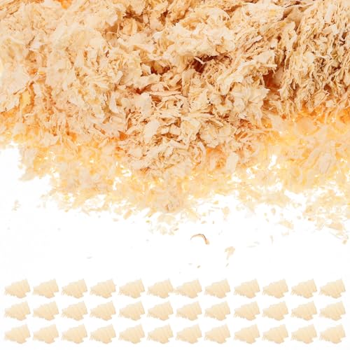 LOORGVEL Kleintier Einstreu Holzspäne Wiederverwendbar Waschbar Warmes Nestmaterial für Hamster Kaninchen Meerschweinchen Schlangen und Reptilien Haustierbettung von LOORGVEL