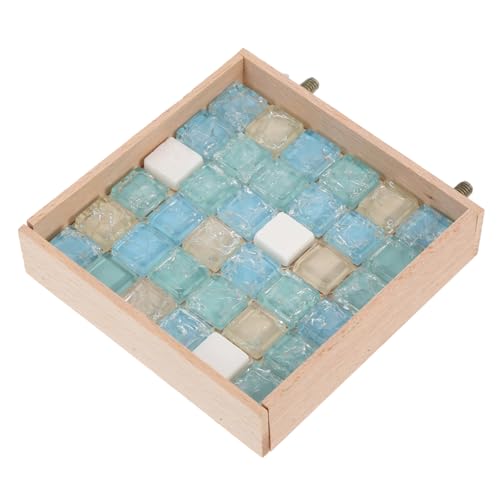 LOORGVEL Kleintier Kühlplatte aus Hochwertigem und Holz Schadstofffrei Glatte Oberfläche Sommerliches Kühlpad für Hamster Kaninchen Meerschweinchen Langlebiges Haustierzubehör von LOORGVEL