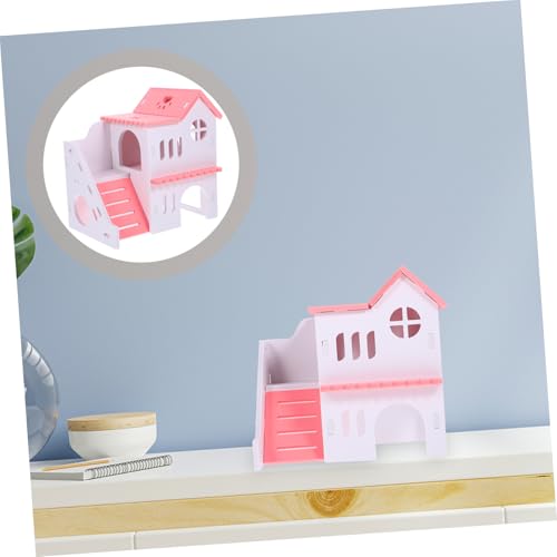 LOORGVEL Kleintier Versteckhaus aus Robustem Hamsterhaus und Spieltunnel Langlebige Kleine Haustier Villa für Meerschweinchen und Hamster Buntes Hideout für Zusätzlichen Spielspaß und von LOORGVEL