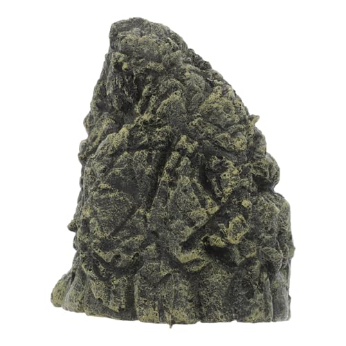 LOORGVEL Kletter Sitzstange Für Haustiere Dekoration Für Schildkröten Versteck Höhle Garnelenbecken Dekoration Reptilien Sonnenplattform Felsen Eidechsenbecken Zubehör Frosch von LOORGVEL