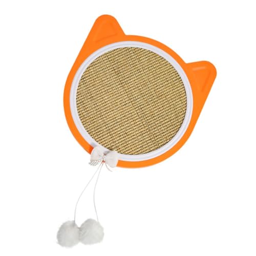 LOORGVEL Kratzbrett Katze aus Verschleißfestem Sisal Katzenkratzer für Kätzchen Natürliches Katzenkratzbrett zum Krallenwetzen Schützt Möbel Fördert Katzenfitness Geeignet Zufällige Farbe von LOORGVEL
